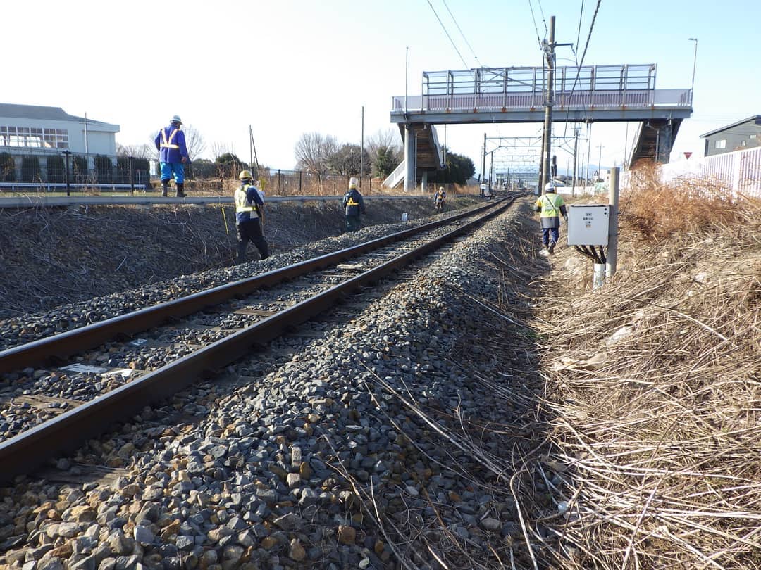 整備された線路